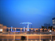 東京湾の夕暮れ